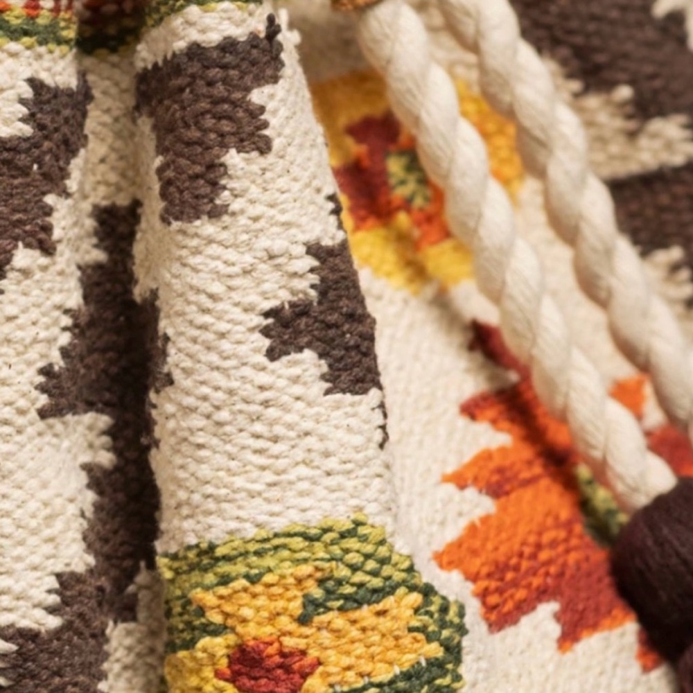 NWT! Bohemian Handmade Ruggine Tote or Backpack - Picture 9 of 11